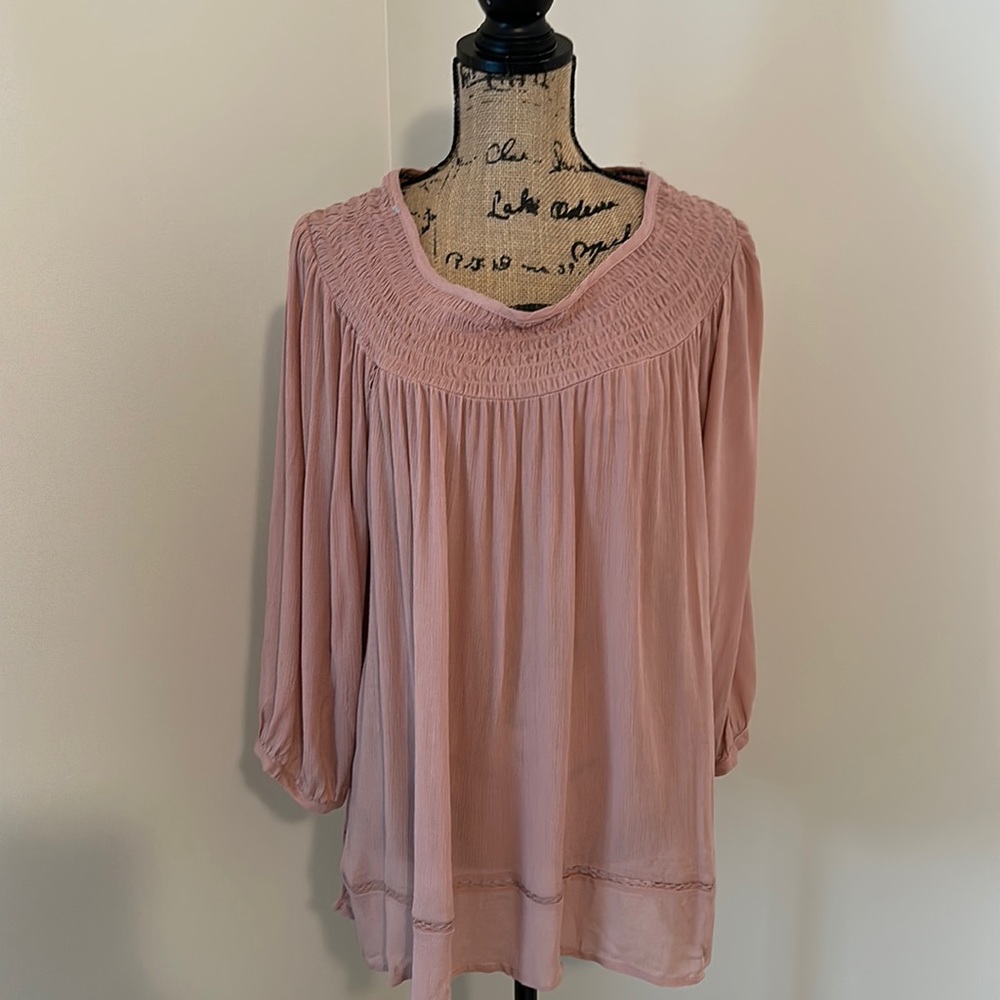 Knox Rose Peasant Top